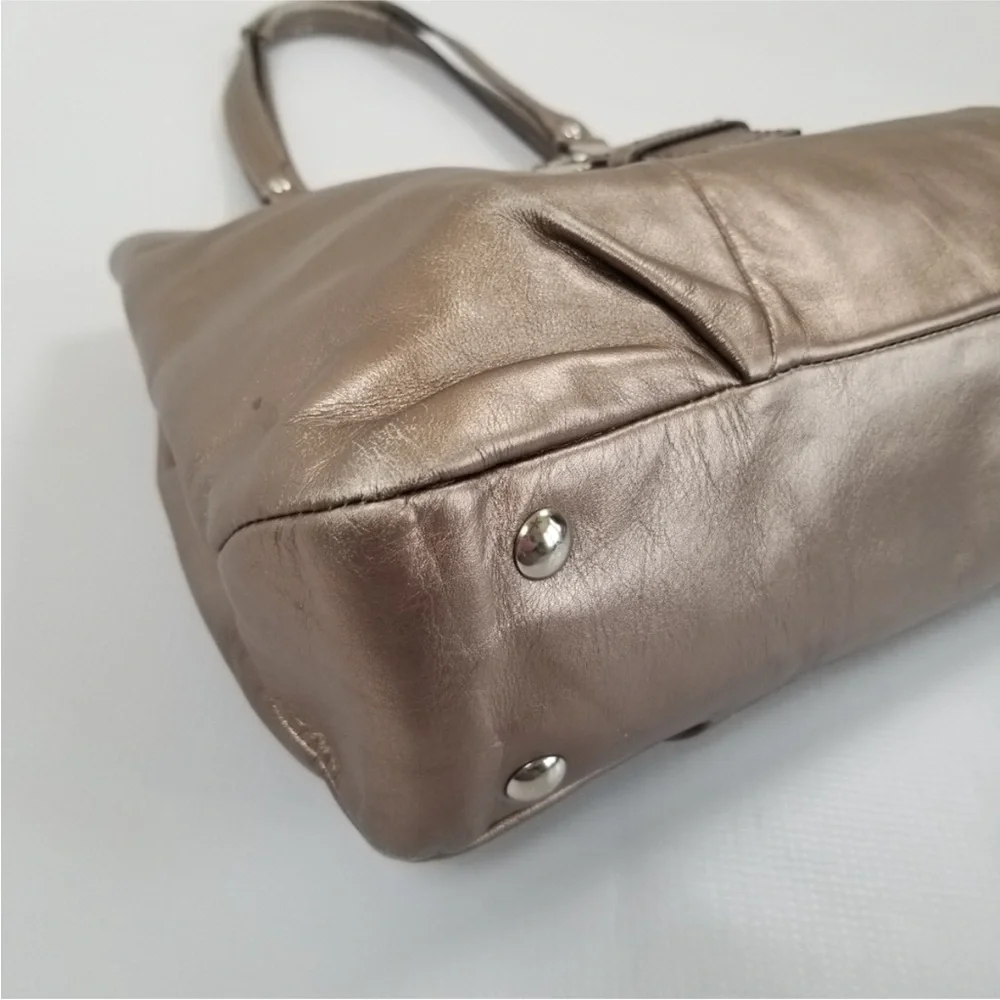 Coach SoHo Metallic Bronze Shoulder Bag - Picture 6 of 14